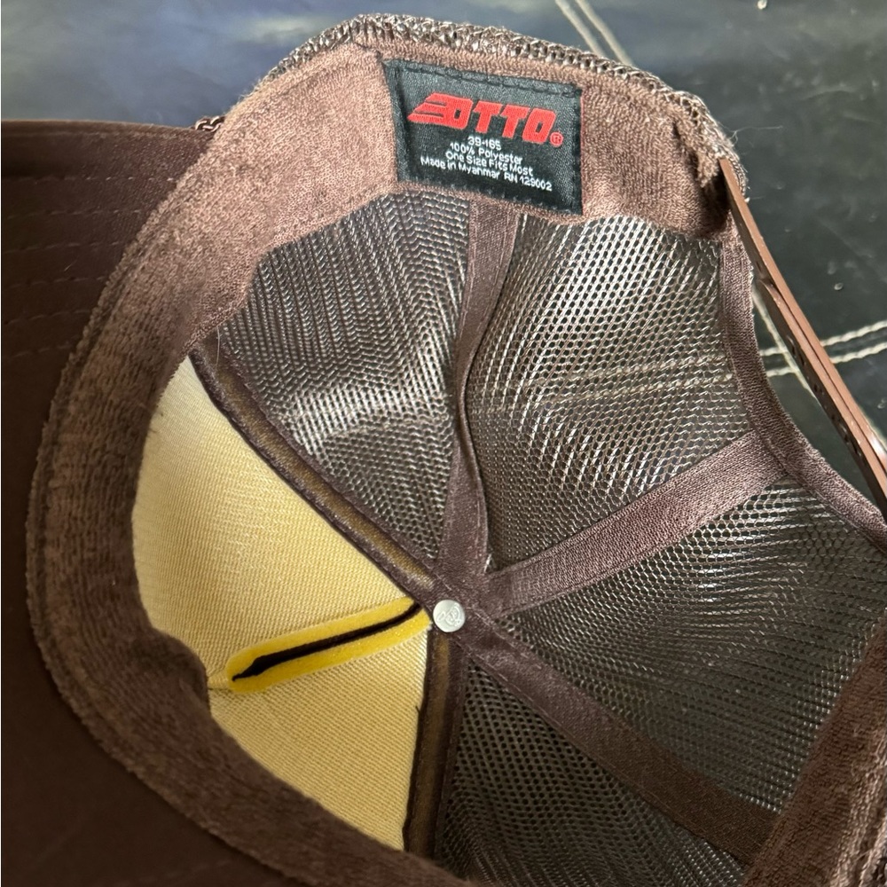 RARE! Chocolate Brown Sicko Trucker hat - Picture 3 of 3